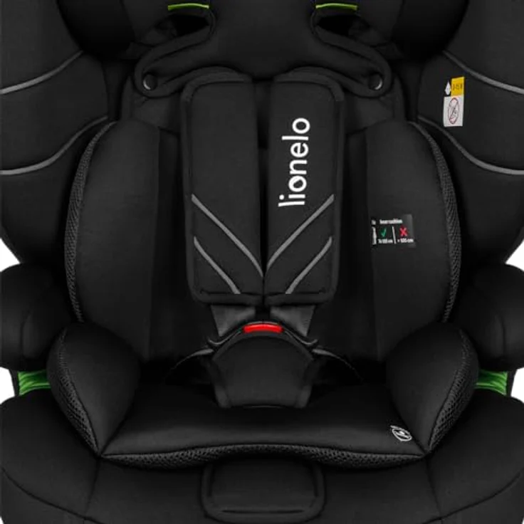lionelo Autokindersitz LEVI ONE I-SIZE, i-Size R129 / Memory Foam / Dri-Seat, ab 12 Monaten, bis 12 Jahren, 9-36 kg, (Set) – Bild 5