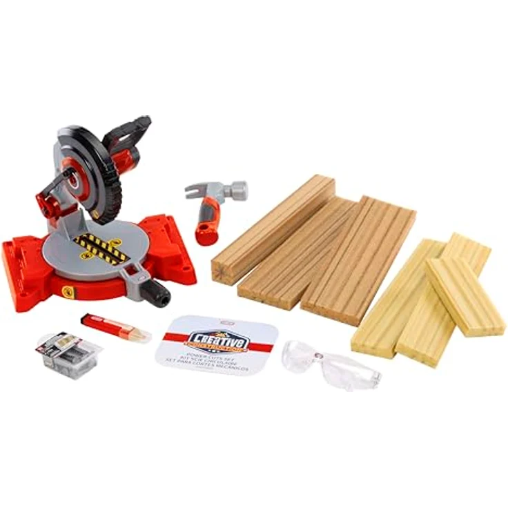 Little Tikes® Kinder-Säge Creative Construction - Kappsäge mit realistischen Werkzeugelementen, inklusive Schutzbrille und abwischbarem Marker – Bild 1