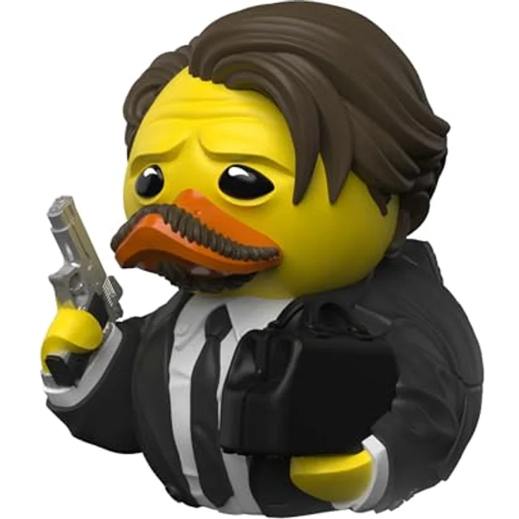 TUBBZ First Edition: Reservoir Dogs - Mr. Pink, Cosplaying-Gummiente Vinylfigur, 9 cm groß, in stapelbarer Badewannen-Vitrine – Bild 1