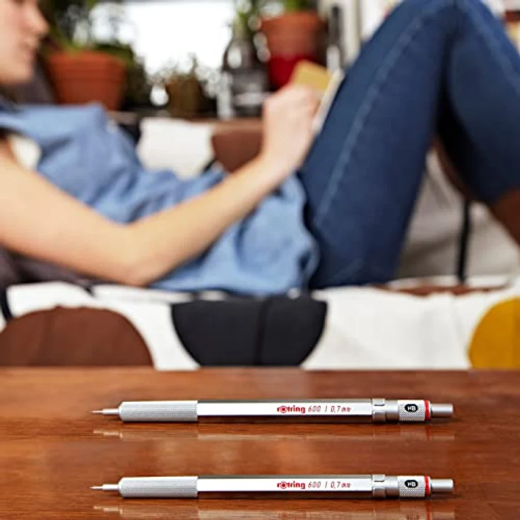 Rotring 600, Druckbleistift mit Vollmetallgehäuse, 0.70 mm, HB, sechskantschaft – Bild 4