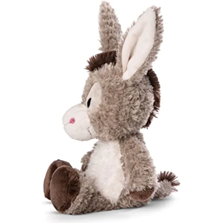 NICI 49034 Kuscheltier Esel Donkeylee 33cm grau schlenkernd-Nachhaltiges Stofftier aus weichem Plüsch, niedliches Plüschtier zum Kuscheln und Spielen, für Kinder & Erwachsene, tolle Geschenkidee – Bild 2
