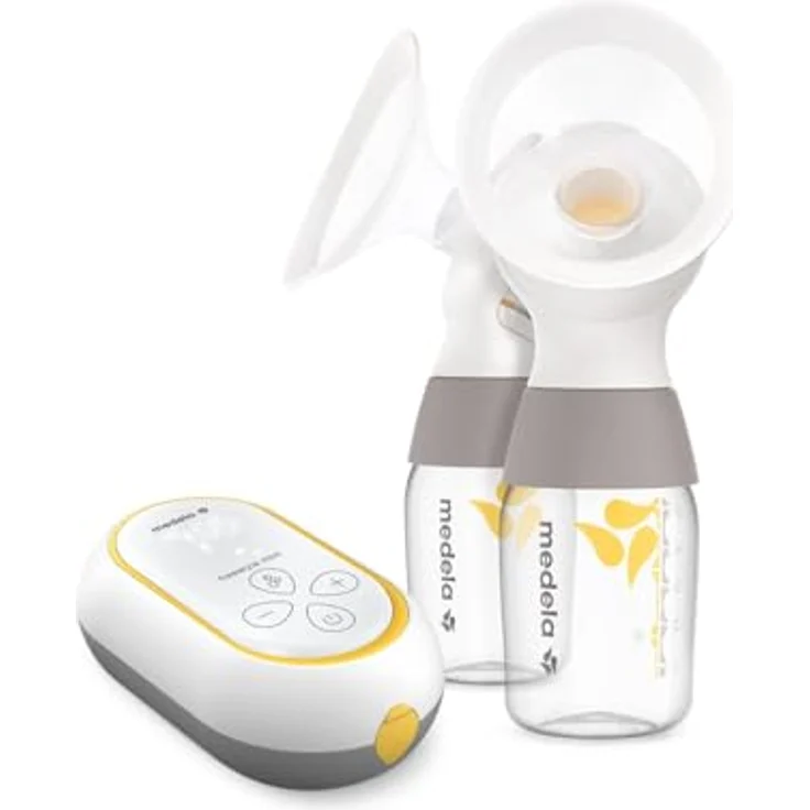 Medela Freestyle Mini Classic, Doppelmilchpumpe mit wiederaufladbarem Akku, kompakt und leicht, komfortable Brusthauben, bis zu 2 Stunden Betriebsdauer – Bild 1