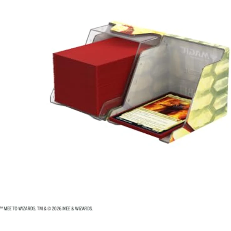 Gamegenic MTG Der Hobbit Bastion 80+ XL Kartenbox, robuste Deckbox für bis zu 80 Karten mit Smaug-Motiv – Bild 10