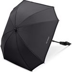 ABC Design Sonnenschirm Sunny für Kinderwagen & Buggy - Pure - Coal, UPF 50+ Schutz, flexibles 360°-Knickgelenk, wasserabweisend