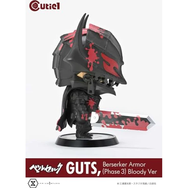 Prime 1 Studio Berserk Cutie1 PVC Figur Guts Berserker Armor (Phase 3) Bloody Ver., 12 cm – Bild 8