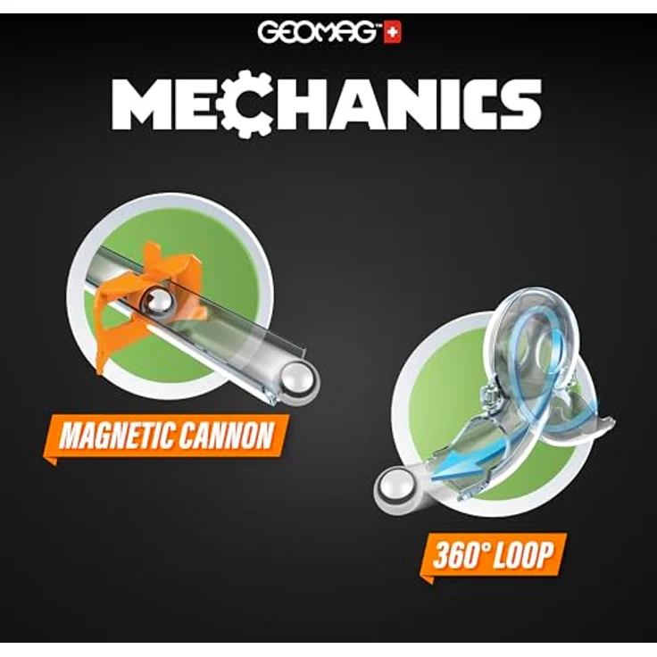 Geomag Mechanics Gravity RE Loops & Turns Neodym-Magnet-Spielzeug 8 Jahr(e) Mehrfarbig Violett Silber - Preisvergleich – Bild 4