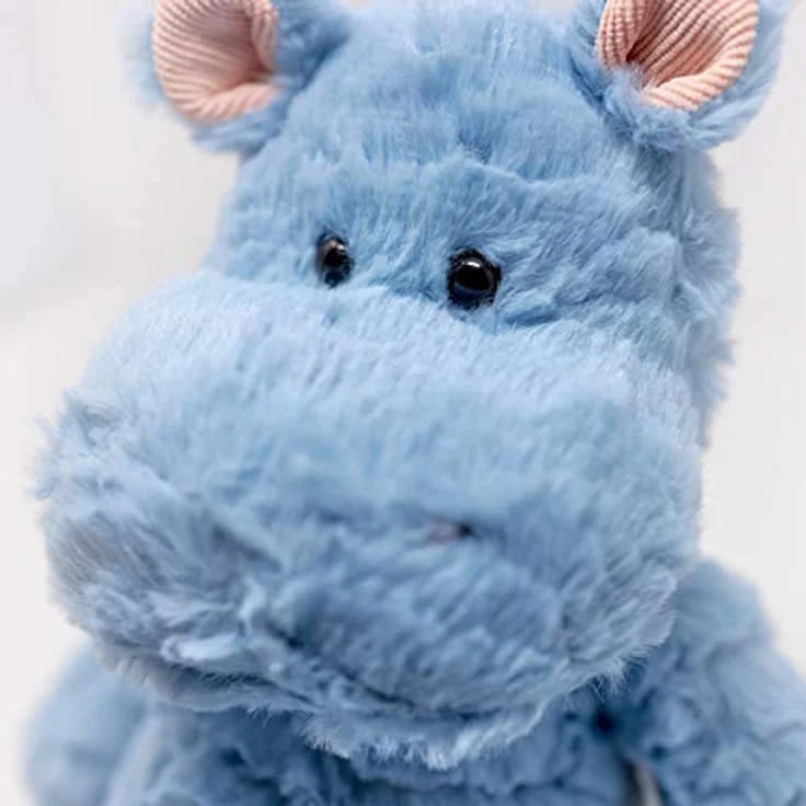 Mollis Kuscheltier Nilpferd, 36 cm weiches Plüschtier für Kinder und Babys, langlebig und pflegeleicht, sicheres Design – Bild 4