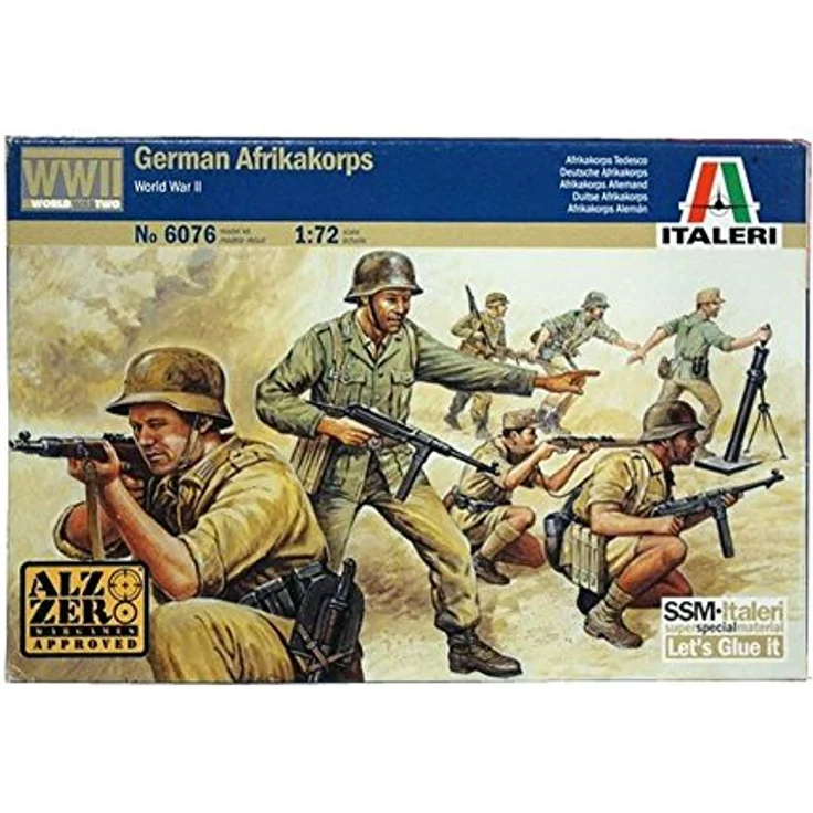 Italeri 510006076 - 1:72 WW2 Deutsche Afrika Truppengattung – Bild 3