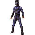 Rubie's Offizielles Luxuskostüm Black Panther, Avengers, Kindergröße S, 3-4 Jahre, Körpergröße 117 cm Halloween