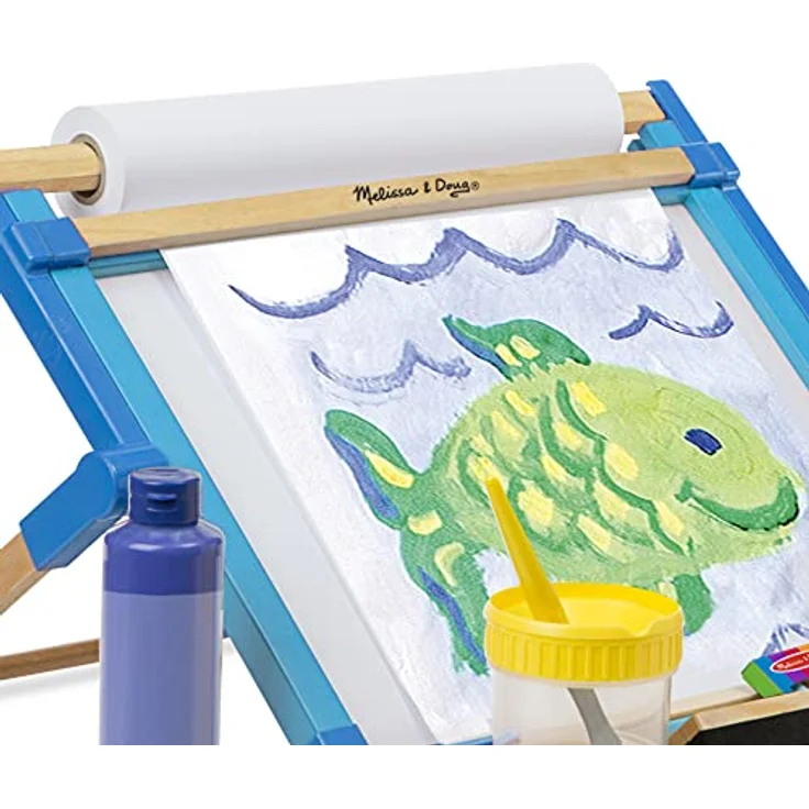 Melissa & Doug Zweiseitige Tischstaffelei mit Zubehör – Bild 5