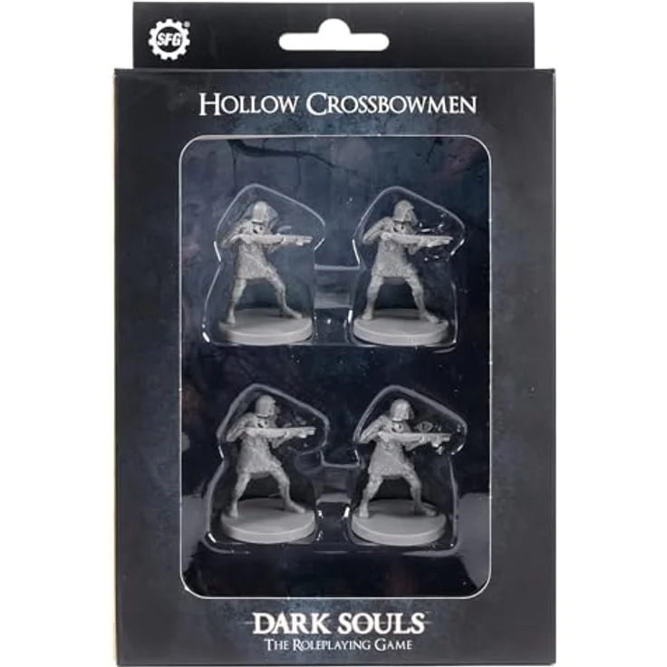 Steamforged Games Dark Souls: Hollow Crossbowmen Miniaturen & Stat Cards für Rollenspiele, Detailgetreue Charaktere aus Lothric – Bild 1