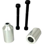 Blunt Stuntscooter Blunt Stunt Scooter Pegs Alu mit Achsen Silber - Aluminium Pegs für Blunt Prodigy mit 70mm und 80mm Achsen