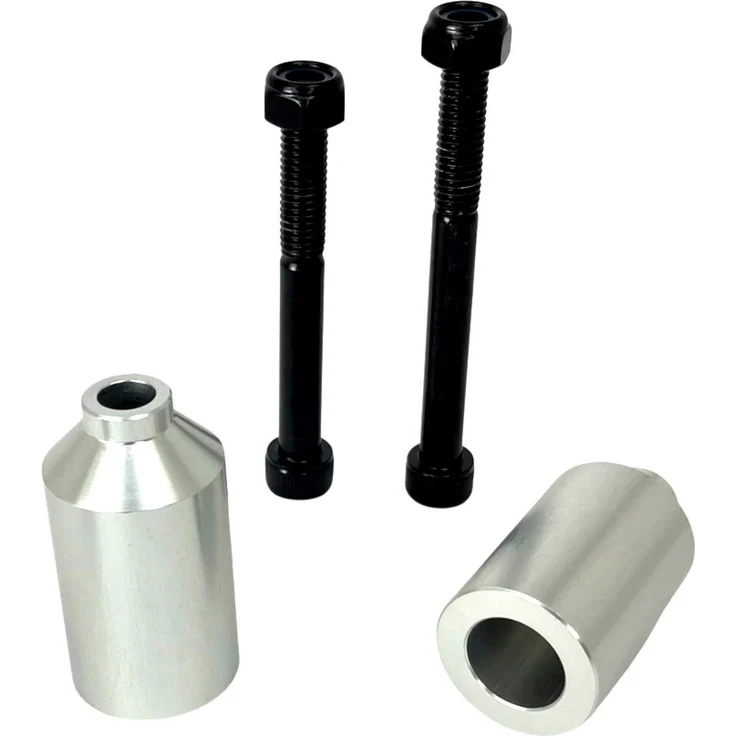 Blunt Stuntscooter Blunt Stunt Scooter Pegs Alu mit Achsen Silber - Aluminium Pegs für Blunt Prodigy mit 70mm und 80mm Achsen