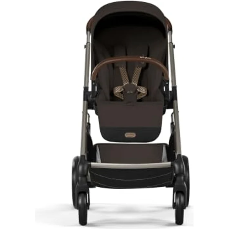 Cybex Balios S Lux Kinderwagen, inkl. faltbarer Babywanne, kompakt und leicht, Chocolate Brown – Bild 5