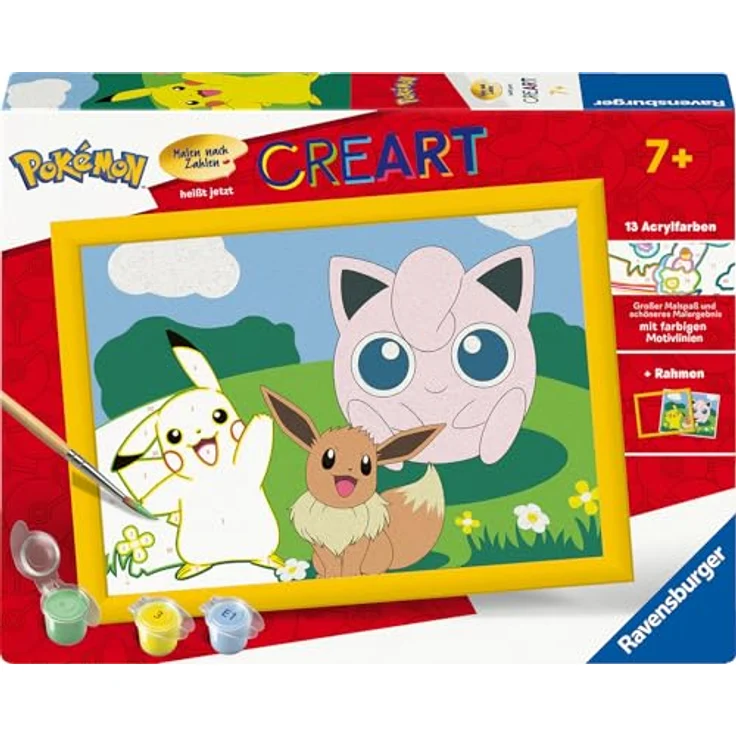 Ravensburger Malen nach Zahlen 20298 - Pokémon Abenteuer – Kinder ab 7 Jahren – Bild 2