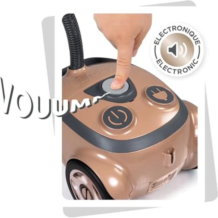 Smoby Rowenta Spielstaubsauger, mit Soundfunktion und Recyclingmaterial, geeignet für Kinder ab 3 Jahren – Bild 3