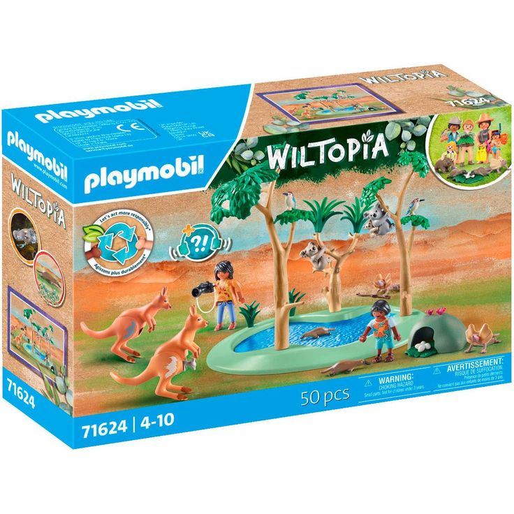 Playmobil® Konstruktions-Spielset Australische Tierwelt (71624), Wiltopia, (50 St), Made in Europe