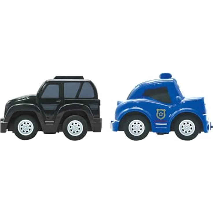 Lexibook Crosslander Twin - Police Car and Thief Car Set (RC12), ferngesteuerte Spielzeugautos mit Lenkrad-Fernbedienung und integrierten Soundeffekten, bis zu 12 km/h – Bild 6