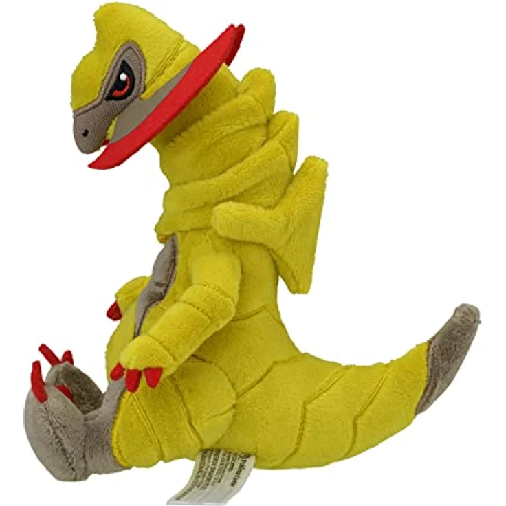 Tinisu Pokemon Maxax Kuscheltier - 16 cm Plüschtier Haxorus, mit offenen Mund und gestickten Augen – Bild 3