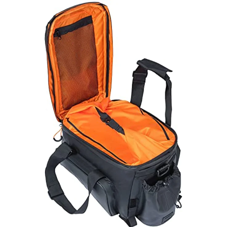 Basil Trunkbag Miles XL Pro Black Orange - 9-36 Liter - Tarpaulin – Bild 5