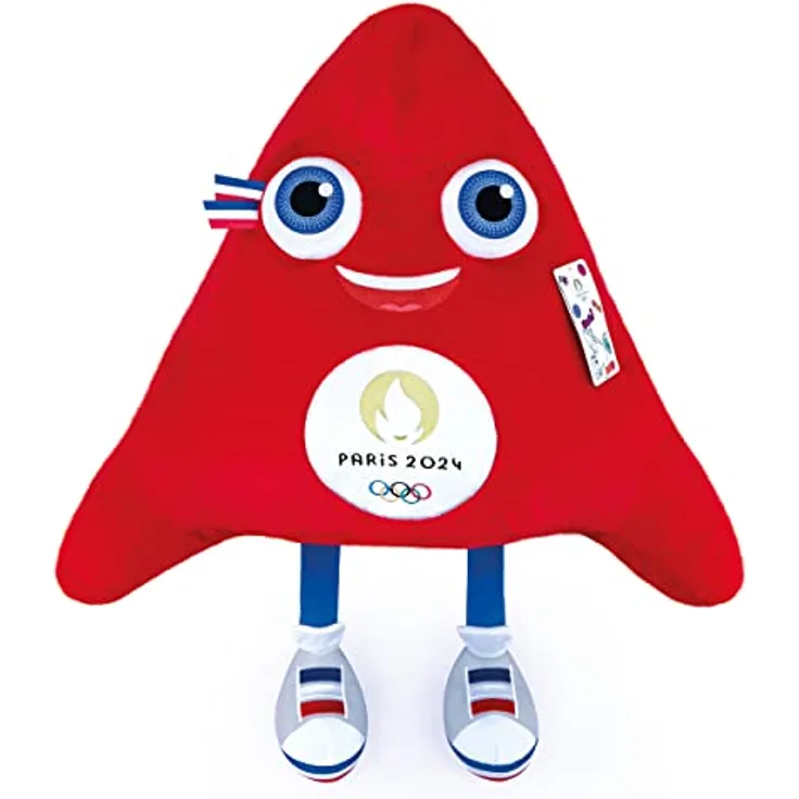 Unbekannt Doudou et Compagnie JO2404 Phryge, Bonnet phrygien Maskottchen OLY, 80 cm, rot