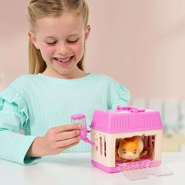 Moose Toys LITTLE LIVE PETS - Mama Surprise Mini Spielset Hamster, interaktives Spielzeug mit magischem Baby-Feature und süßen Accessoires – Bild 6
