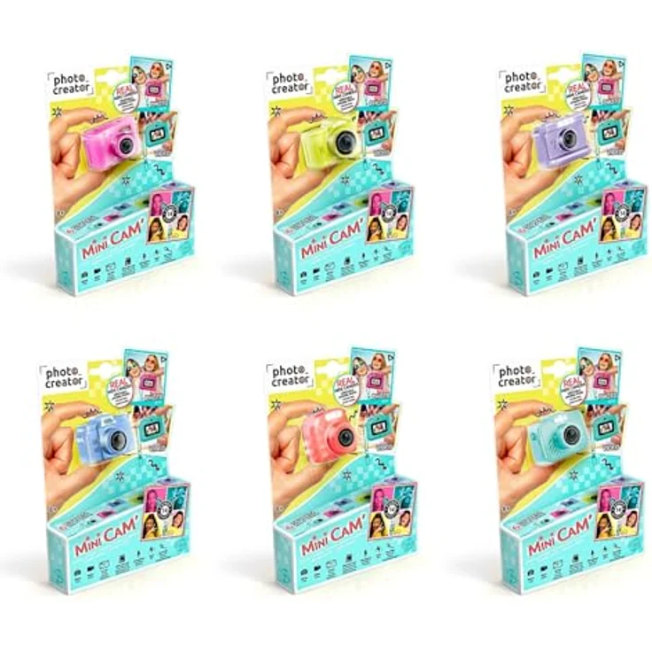 Canal Toys Photo Creator Mini Cam, Digitalkamera für Kinder mit 1GB SD-Karte, wiederaufladbar, 6 Farben verfügbar – Bild 2