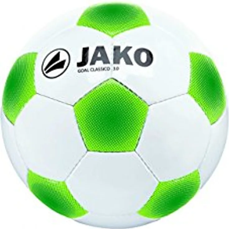JAKO Ball Goal Classico 3.0, weiß/Apple/Sportgrün, 4