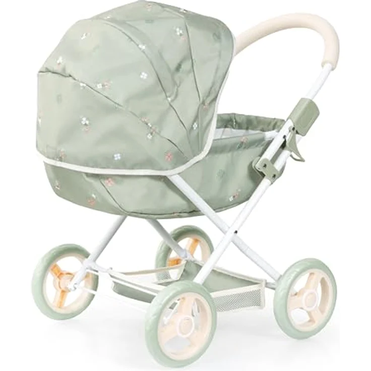 Bayer Design Puppenwagen Cosy, faltbar, mit Decke, Kissen und Tasche, geeignet für Puppen bis 46 cm, trendiges Design 63x34x58 cm – Bild 3