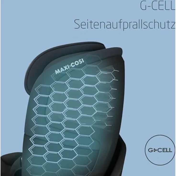 Maxi-Cosi Autokindersitz Emerald S i-Size - Tonal Black, Reboarder Kinder Autositz bis 36 kg, ab Geburt-12 Jahre & Isofix-Base – Bild 6