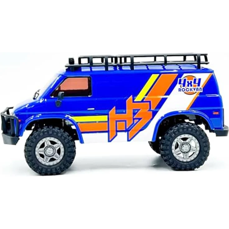 Absima Crawler CR18P EVO-V2 Rock Van, 4WD Elektrocrawler im Maßstab 1:18, blau, Ready-to-Run (RTR) – Bild 2