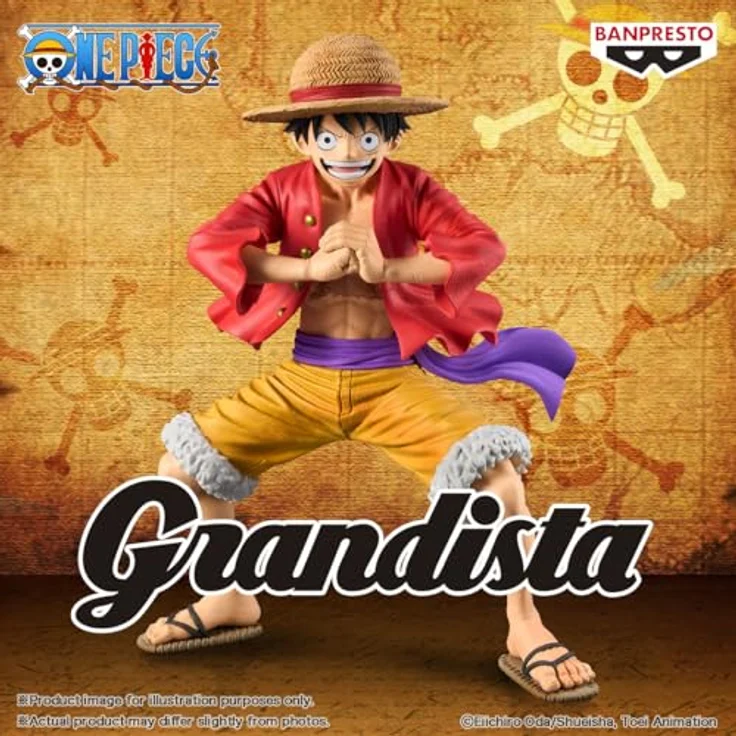 Banpresto Statue Monkey D. Luffy Lächelnd 21 cm, Hochwertige Sammelfigur als ideales Geschenk – Bild 2