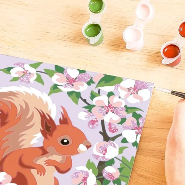 Ravensburger Malen nach Zahlen 20064 - Neugieriges Eichhörnchen - Kinder ab 9 Jahren - Preisvergleich – Bild 8