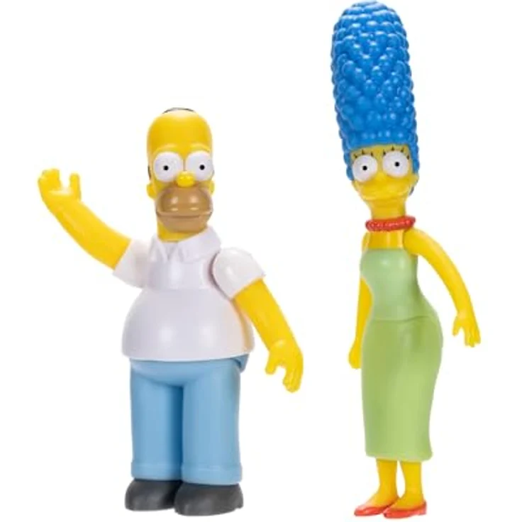 Jakks Pacific Simpsons Minifiguren 7er-Pack, 6 cm große Actionfiguren mit Homer, Marge, Bart, Lisa, Maggie, Hund und Katze – Bild 4