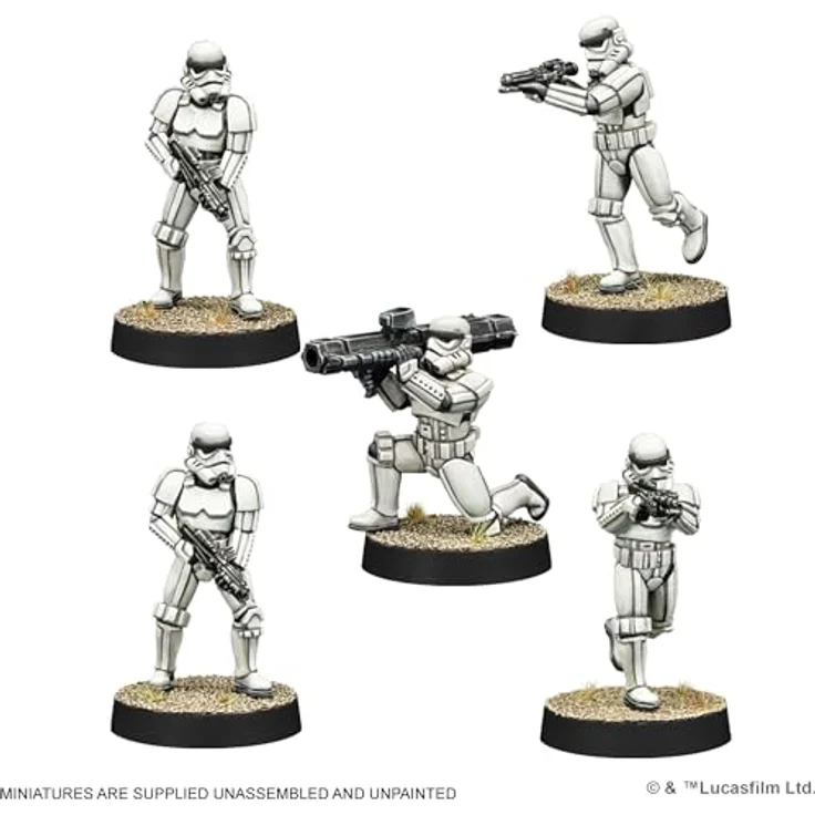 Atomic Mass Games Star Wars Legion - Stormtroopers Einheitserweiterung mit 11 hochdetaillierten Miniaturen, inkl. Sturmtruppen-Anführer und schweren Waffen-Sturmtrupplern – Bild 4