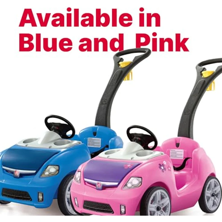 Rutscher mit Schiebestange, rosa oder blau, Babyrutscher – Bild 10