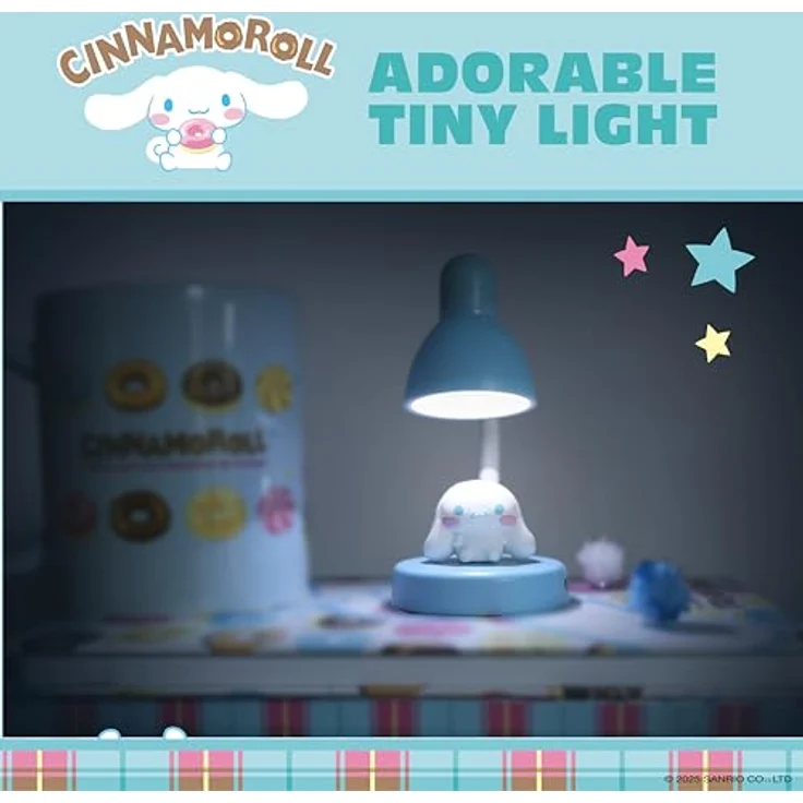 Blue Sky Studios Cinnamoroll Mini Lampe, USB-C wiederaufladbar, LED Nachtlicht, Sammlerstück – Bild 5