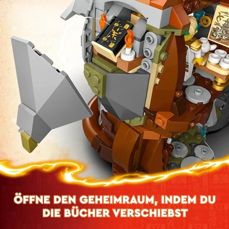 LEGO NINJAGO Drachenstein-Tempel Drachen-Spielzeug mit 6 Ninja-Figuren, großes Set zum Bauen und Spielen, Geschenk zum Geburtstag, ab 13 Jahren 71819 – Bild 5