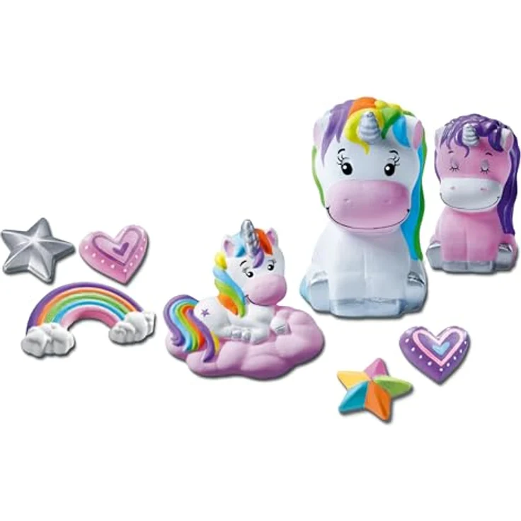Ravensburger BeCreative Midi, Kreativset Gipsfiguren gießen Einhorn, DIY Bastelset für Kinder ab 7 Jahren, Made in Europe – Bild 7