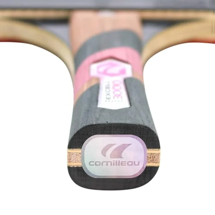 Cornilleau Excell 3000 Carbon, Tischtennisschläger mit Dynacell-Schwamm und ITTF-Gummi Performa 2 – Bild 9