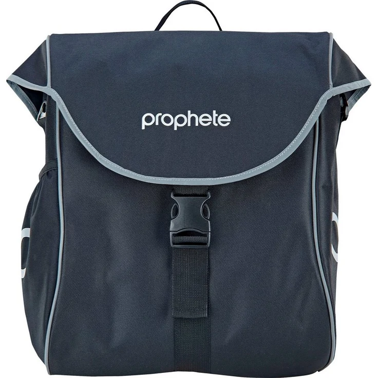 Prophete Fahrradtasche Seitenpacktasche, Kinderfahrradtasche mit 20 Litern Volumen, wasserabweisend - Schwarz – Bild 1