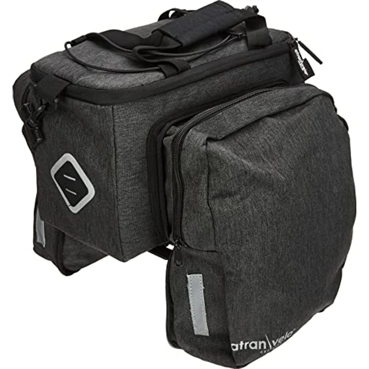 Atran Velo Unisex – Erwachsene System Atranvelo Zap Fahrradkorb, Grau, 1size – Bild 3
