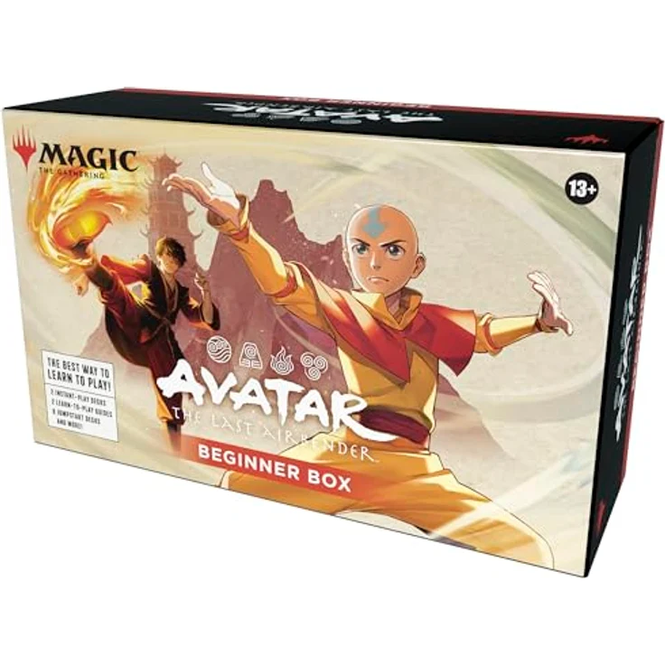 Magic: The Gathering Avatar: The Last Airbender Beginner Box, Kartenspiel für 2 Personen ab 13, inkl. 2 Tutorial-Decks und 8 Themen-Decks, Englische Version – Bild 1
