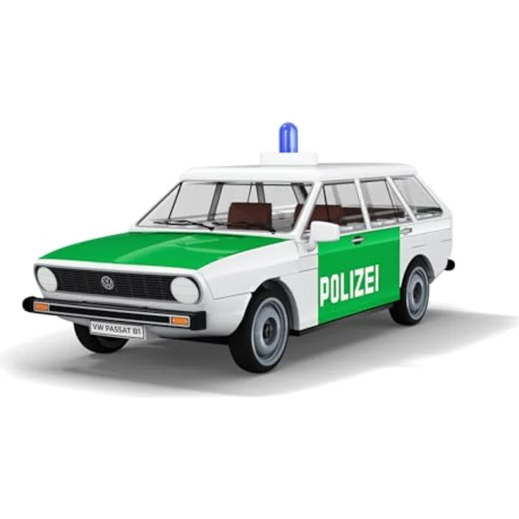 COBI Volkswagen Passat B1 Variant Polizei, Modellfahrzeug aus Bausteinen, hergestellt in der EU – Bild 1