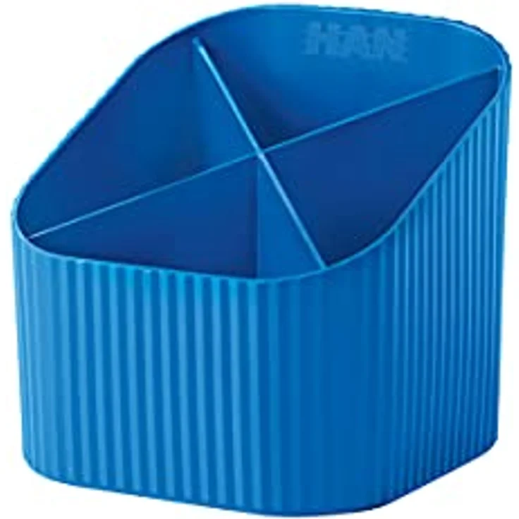 HAN Schreibtischköcher Re-X-LOOP – say yes to 100% recycled, modernes, junges Design für alle Schreibtischutensilien, blau, 17238-914 – Bild 2