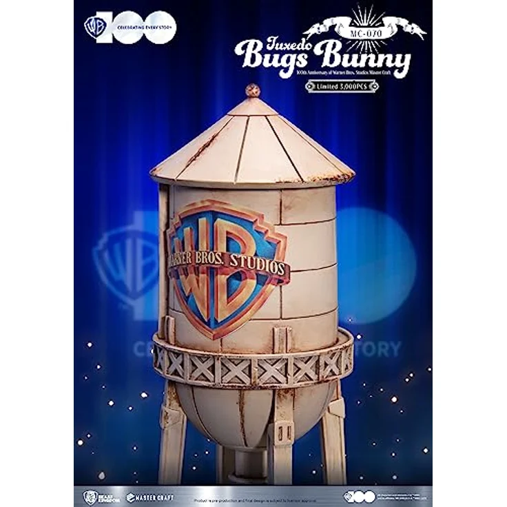 Beast Kingdom Toys Looney Tunes 100th Anniversary Master Craft Statue Tuxedo Bugs Bunny, 46 cm aus hochwertigem Polystone, limitierte Auflage – Bild 3