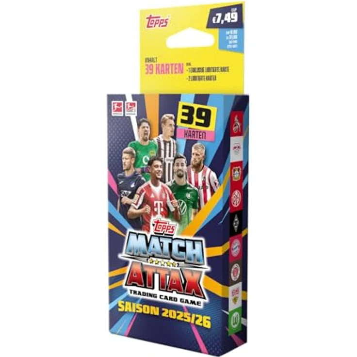 Topps Match Attax Bundesliga 2025/2026 – ECO PACK, Sammelkarten mit Stars und Talenten aller 18 Bundesliga-Clubs – Bild 1