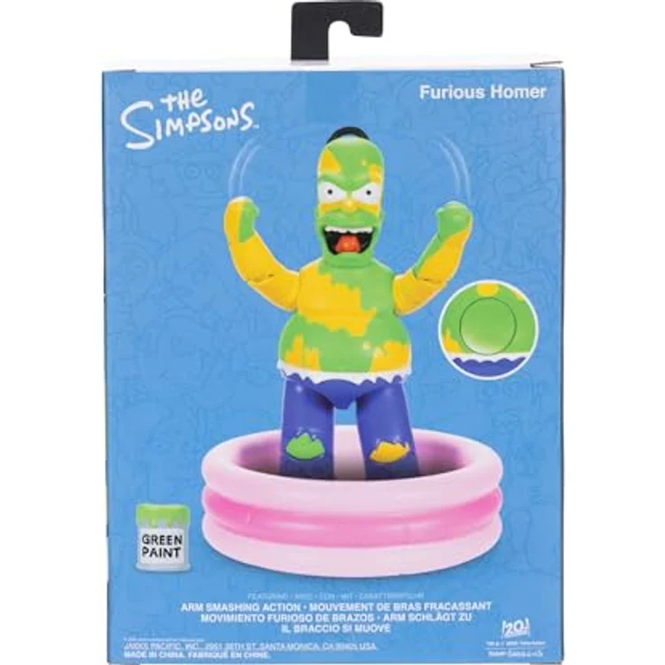 Jakks Pacific Simpsons Premium Actionfigur Furious Homer, 13 cm mit Zubehör in Blisterverpackung – Bild 7