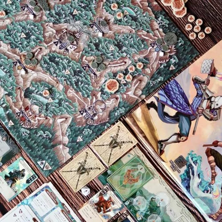 Avalia Studios Ironwood, strategisches Brettspiel für 1-4 Spieler mit asymmetrischem Gameplay und hochwertigen Materialien – Bild 4