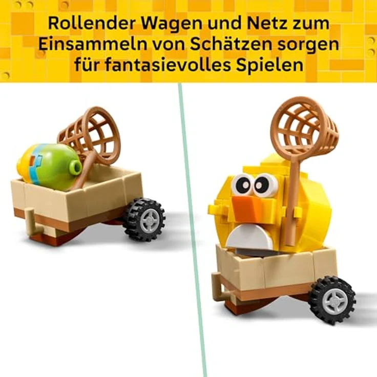 LEGO 70808 Osterhase und Ostereisuche Bausatz, mit 140 Teilen, Mehrfarbig, kreatives Konstruktionsspielzeug für Kinder ab 8 Jahren – Bild 7